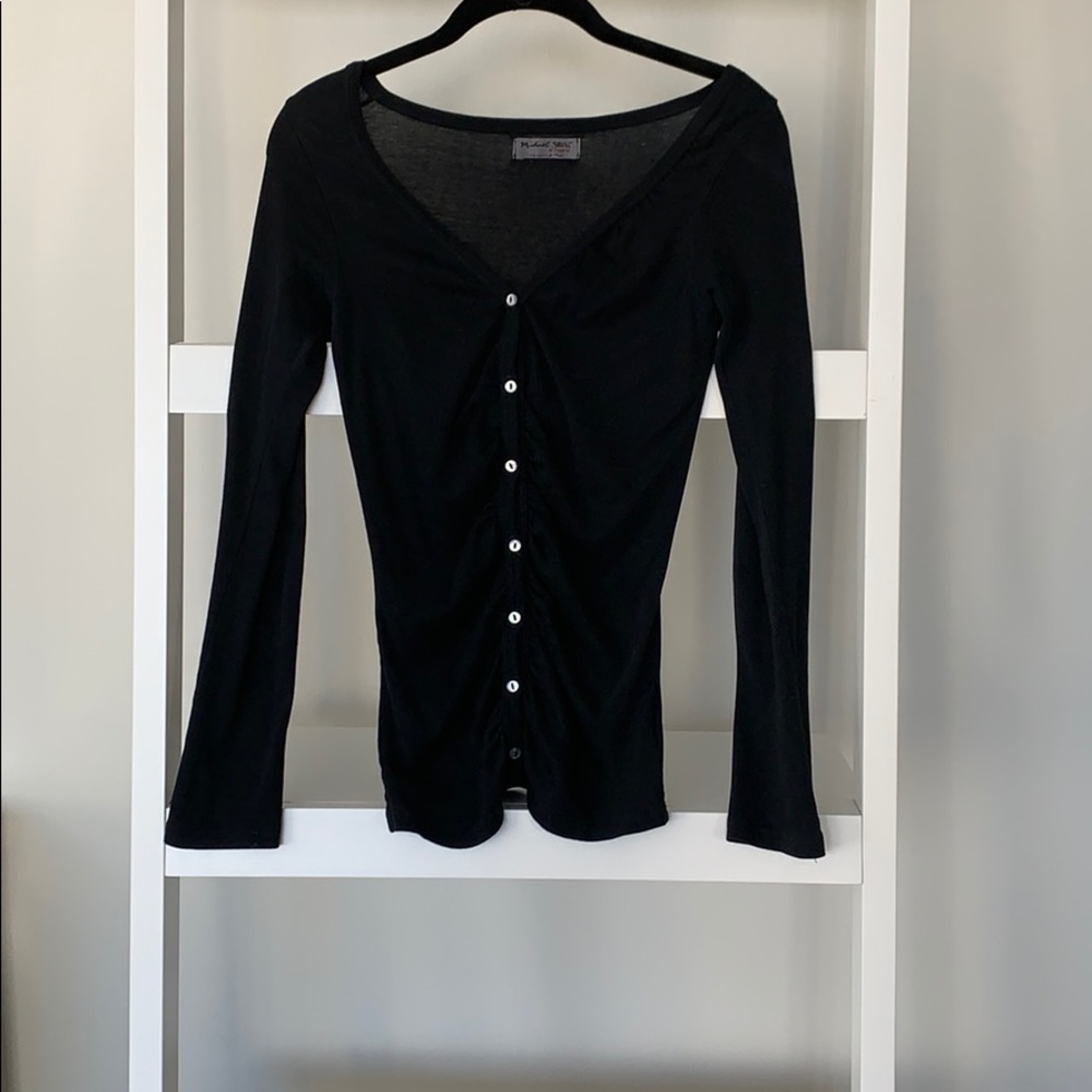 Michael Stars Black long-sleeve cardigan